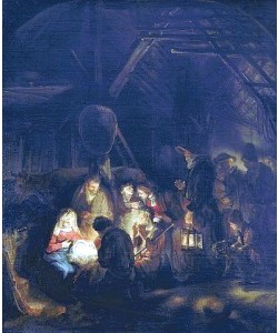 Rembrandt van Rijn, Anbetung der Hirten. 1646