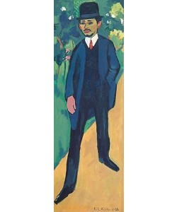 Ernst Ludwig Kirchner, Bildnis Erich Heckel. 1910 / nach 1923/24