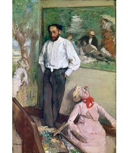 Edgar Degas, L'Homme et le pantin (Der Mann und der Hampelmann). 1879