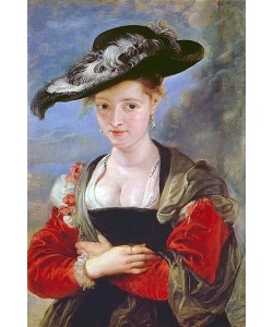Peter Paul Rubens, Le chapeau de Paille. Bildnis von Susanna Lunden(?). Wohl 1622-25