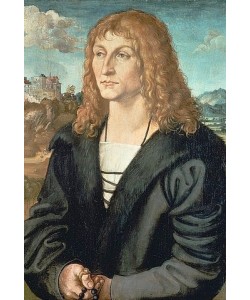 LUCAS CRANACH Der Ältere, Bildnis eines bartlosen Mannes. Vor oder um 1500