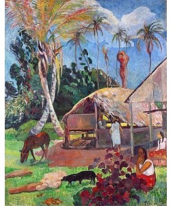 Paul Gauguin, Die schwarzen Schweine. 1891
