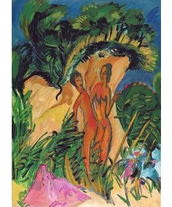 Ernst Ludwig Kirchner, Mädchen auf Fehmarn. 1913