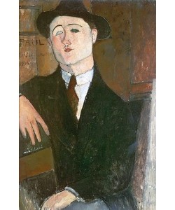 Amadeo Modigliani, Bildnis Paul Guillaume. 1916