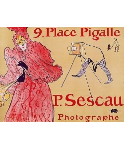 Henri de Toulouse-Lautrec, 9. Place Pigalle - P. Sescau, Photographe.