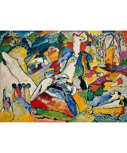 Wassily Kandinsky, Skizze für 'Komposition II'. 1909-10