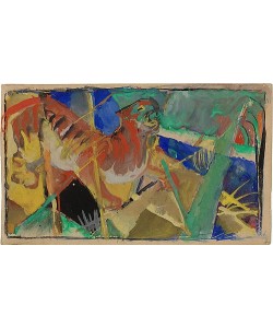 Franz Marc, Tiger im Dschungel. 1912-13