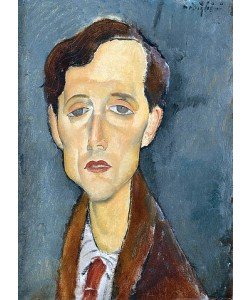 Amadeo Modigliani, Porträt von Franz Hellens (1881-1972). 1919