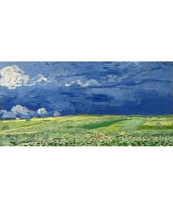 Vincent van Gogh, Weizenfeld unter einem Gewitterhimmel. 1890