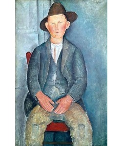 Amadeo Modigliani, Der kleine Bauer. Um 1918