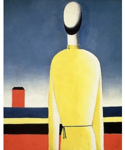 Kasimir Malewitsch, Komplexe Vorahnung (Torso im gelben Hemd). 1928-32