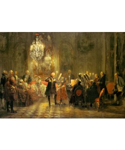 Adolph von Menzel, DAS FLÖTENKONZERT