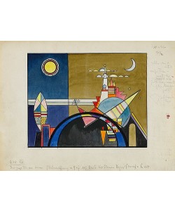 Wassily Kandinsky, Bilder einer Ausstellung, Bild XVI. Das große Tor von Kiew. Bühnenbildentwurf. 1928