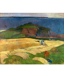 Paul Gauguin, Ernte (Le Pouldu). 1890