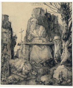 Albrecht Dürer, Heiliger Hieronymus neben der Weide. 1512