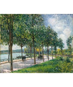 Alfred Sisley, Allee mit Kastanienbäumen. 1878