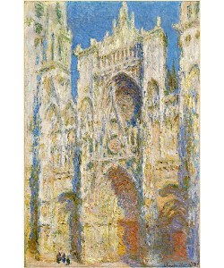 Claude Monet, Die Kathedrale von Rouen, Westfassade bei Sonnenlicht. 1894