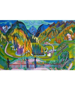 Ernst Ludwig Kirchner, Sertigtal im Herbst. 1925-26