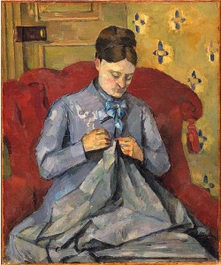 Paul Cézanne, Bildnis der Frau des Künstlers. 1877