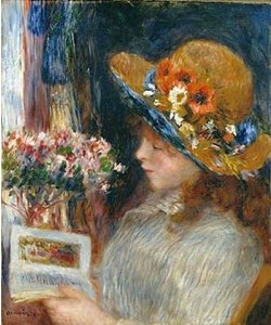 Pierre-Auguste Renoir, Lesendes Mädchen. 1886