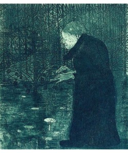 Paula Modersohn-Becker, Blinde Frau im Walde. Um 1900