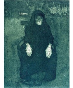 Paula Modersohn-Becker, Sitzende Alte. Um 1900