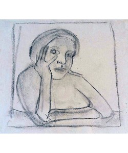 Paula Modersohn-Becker, Frau am Fenster. Um 1904/05