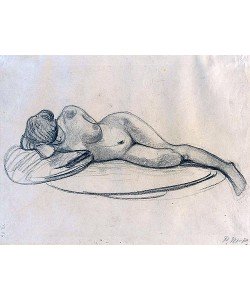 Paula Modersohn-Becker, Liegender Frauenakt. Um 1906