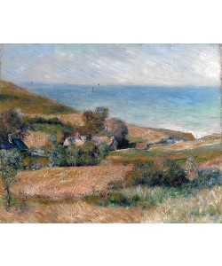 Pierre-Auguste Renoir, Die Küste nahe Wargemon in der Normandie. 1880.