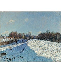 Alfred Sisley, Louveciennes im Schnee (Effet de neige à Louveciennes). 1874