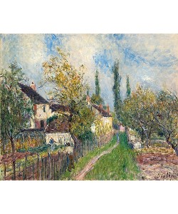 Alfred Sisley, Fußweg in Les Sablons. 1883