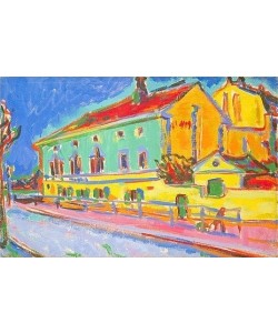 Ernst Ludwig Kirchner, Häuser in Dresden. 1909/10.