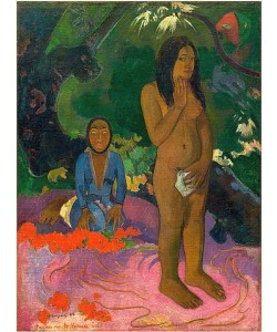Paul Gauguin, Parau na te Varua ino (Worte des Teufels). 1892.