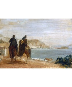 Edgar Degas, Ausritt am Meer. Um 1860