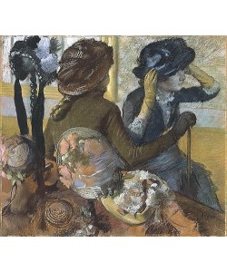 Edgar Degas, Beim Hutmacher. 1882