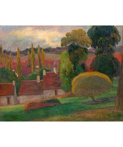Paul Gauguin, Ein Bauernhaus in der Bretagne. Um 1894