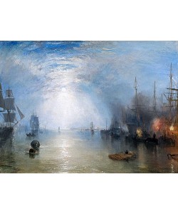 Joseph Mallord William Turner, Keelmen Heaving in Coals by Moonlight. 1835