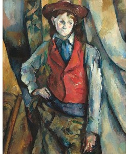 Paul Cézanne, Junge in roter Weste. 1888-90
