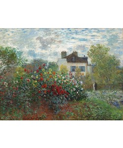 Claude Monet, Der Garten des Künstlers in Argenteuil (Eine Ecke des Gartens mit Dahlien). 1873