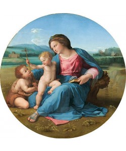 Raffael (Raffaello Sanzio), Die Alba Madonna. Um 1510