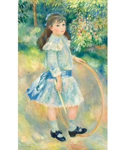 Pierre-Auguste Renoir, Mädchen mit einem Reifen. 1885