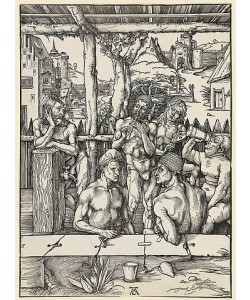 Albrecht Dürer, Das Männerbad. Um 1496