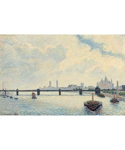 Camille Pissarro, Charing Cross Bridge, London. 1890