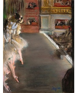 Edgar Degas, Tänzerinnen in der Alten Oper. Um 1877