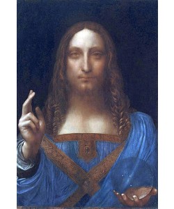 Leonardo da Vinci, Christ der Erlöser (Salvator Mundi). Um 1499-1500