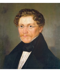 Carl Spitzweg, Selbstbildnis. Um 1842