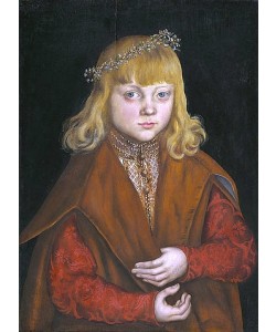 LUCAS CRANACH Der Ältere, Ein sächsischer Prinz. Um 1517 (siehe auch Bildnummer 62558)