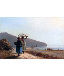Camille Pissarro, Unterhaltung, St. Thomas. 1856