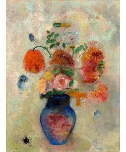 Odilon Redon, Große Vase mit Blumen. Um 1912
