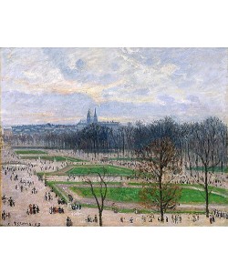 Camille Pissarro, Jardin des Tuileries an einem Winternachmittag. 1899